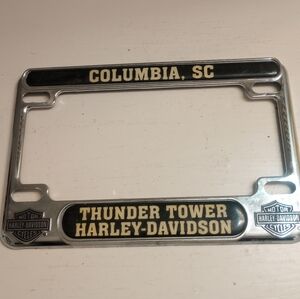 Harley Davidson Thunder Tower Columbia SC License Plate Frame